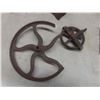 Image 8 : Primitive Kitchen Tools, Sad Irons, Pulley & More 