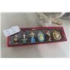 Image 1 : Disney Character Blown Glass Christmas Ornaments