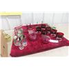 Image 1 : Wine Glasses, Ruby Glass, 19th Hole Golf Glasses 