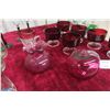 Image 2 : Wine Glasses, Ruby Glass, 19th Hole Golf Glasses 