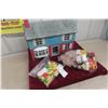 Image 1 : Vintage Metal Dollhouse with Plenty of Accessories 