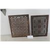 Image 1 : (2) Cast Register Grates 13'' x 17'' & 12'' x 16'' 