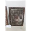 Image 3 : (2) Cast Register Grates 13'' x 17'' & 12'' x 16'' 
