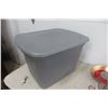 Image 9 : Glassware, China & a Storage Container with a Lid 