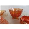 Image 2 : (4) Carnival Glass Candy Dishes 