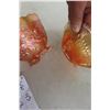 Image 8 : (4) Carnival Glass Candy Dishes 