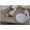 Image 3 : Enamelware: Commode, Basins, Plates, Bowls