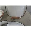 Image 7 : Enamelware: Commode, Basins, Plates, Bowls