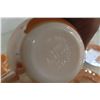 Image 8 : Fireking Cream and Sugar, Vase, Plates & Other Glassware 