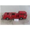 Image 1 : Buddy L Texaco Metal Fire Truck 25'' x 7'' x 8'' 