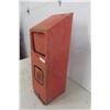 Image 2 : Vintage Metal Garbage Container 35'' x 12'' x 11 1/2'' 