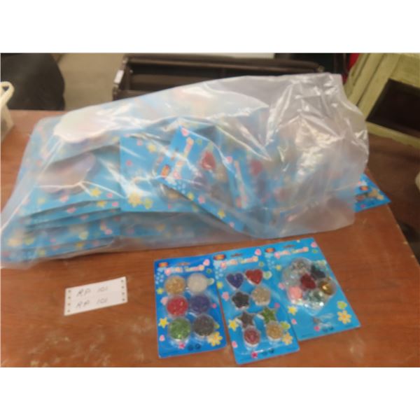 70 New Packages of Glass Beads for Crafting in 3 Different Shapes