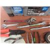 Image 3 : Maximum Tool Box With Assorted Tools Including Pliers, Wrenches, Hammer, and Tape Measure – Missing