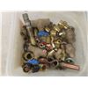 Image 9 : Brass Fittings and 3 Power Tools Including Disc Grinder, Angle Grinder, Sander, and Small Sledge Ha