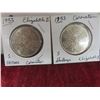 Image 2 : Set of 5 Vintage Coins and Medalions Produced at the Winnipeg Mint