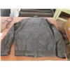 Image 2 : Vintage Brown-tan Leather Jacket, Size Large