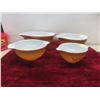 Image 2 : Set of 4 Vintage Pyrex Orchard Cinderella Mixing Bowls