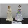 Image 1 : 2 Royal Doulton Figurines: 'morning Walk' (1996) and 'jessica' (1997), Both 8" Tall