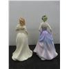 Image 3 : 2 Royal Doulton Figurines: 'morning Walk' (1996) and 'jessica' (1997), Both 8" Tall