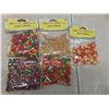 Image 2 : 144 New Packages of Wooden Beads in 9 Styles – Great for Crafting