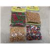 Image 3 : 144 New Packages of Wooden Beads in 9 Styles – Great for Crafting