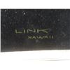 Image 2 : Big-eye Style Signed Link Hawaiian Waifoil Painting on Velvet, 22" X 29"