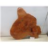 Image 1 : Large Working Maple Burl Clock, 26" X 31"