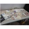 Image 1 : Collection of Vintage Stamps, First Day Covers, Postcards, and More