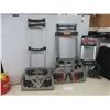 Image 1 : 3 Folding Hand Truck Dollies Including 1 Kubota