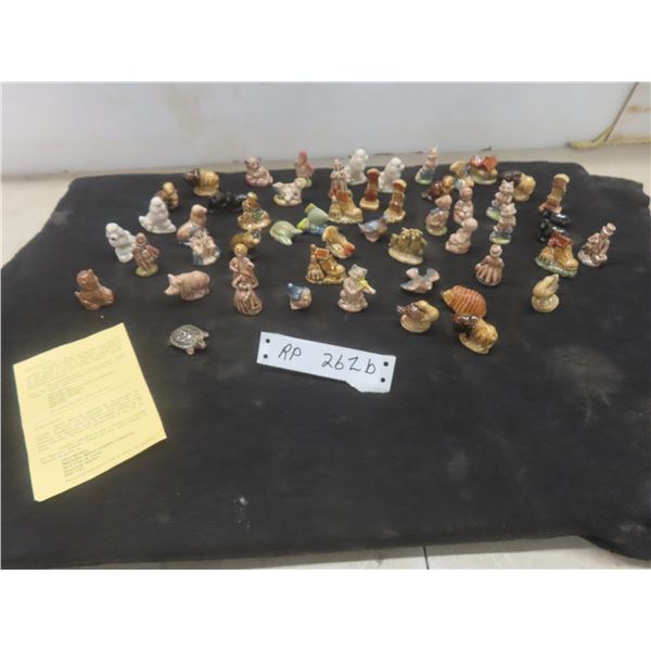 54 Red Rose Tea Figurines With Order Form for Nursery Rhyme Characters – No Chips