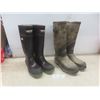 Image 1 : Baffin Rubber Boots Sz 10 & Cabelas Instinct Sz 10 Boots