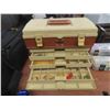 Image 2 : Fishing Gear: 2 Rods & 9 Reels, Lures, Bobbers, Fishing Line, Knives & Rod Case +