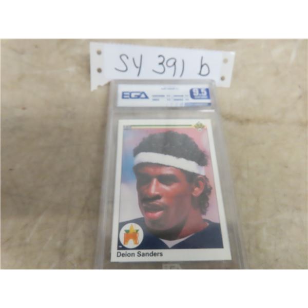 Deion Sanders Graded 9.5 Baseball Card