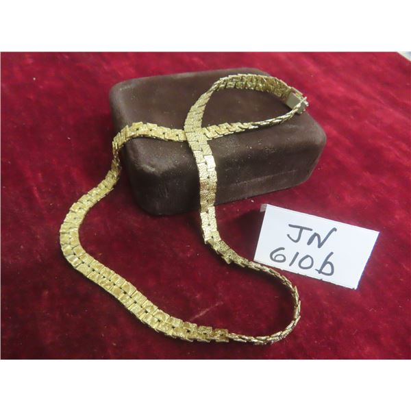 16k Gold Plated Necklace 37 Grams