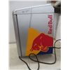 Image 3 : Red Bull Mini Fridge, Lights Up, Works 21" X 13" X 16"
