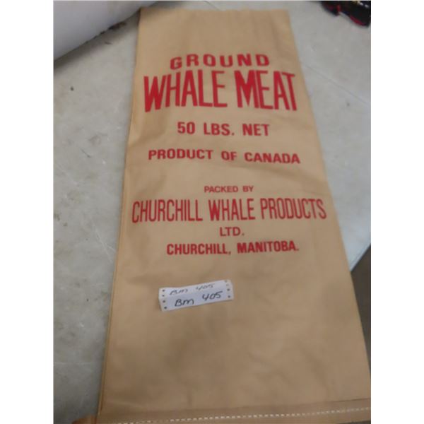 Original 1967 Ground Whole Wheat 50 Lbs Bag From Churchill