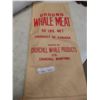 Image 1 : Original 1967 Ground Whole Wheat 50 Lbs Bag From Churchill
