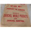 Image 3 : Original 1967 Ground Whole Wheat 50 Lbs Bag From Churchill
