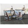 Image 2 : 4 Franklin Mint Steins