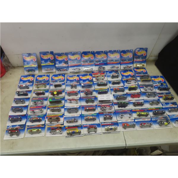 70 Hot Wheel Die Cast 1990's