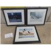 Image 1 : 3 Signed & Numbered Prints by Richard D. Wolfe 11 1/2" X 13" With Coa