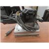 Image 8 : Drill Press Stand, Craftsman Power Sander, Cordless 12v Drill, 2 Batteries + Charger