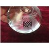 Image 8 : Curling Buttons From 1954 + Hand Made Crystal Curling Rock 3" Diameter