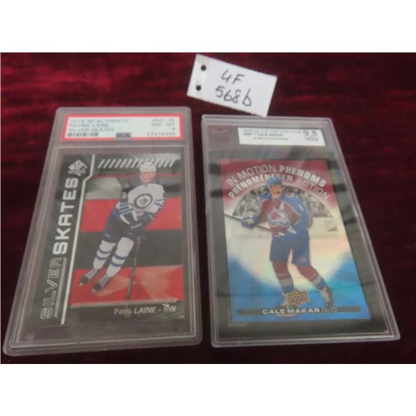 2 Graded Hockey Cards: 2016 Patrick Kane + 2023-24 Cale Makar