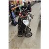 Image 1 : 10 Right Handed Golf Clubs with Bag and Cart