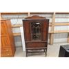 Image 1 : Walnut China Cabinet 65'' x 34'' x 15 1/2'' 