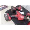 Image 4 : 3 Milwaukee 18V Tools: Hackzall Reciprocating Saw, 1/4'' 