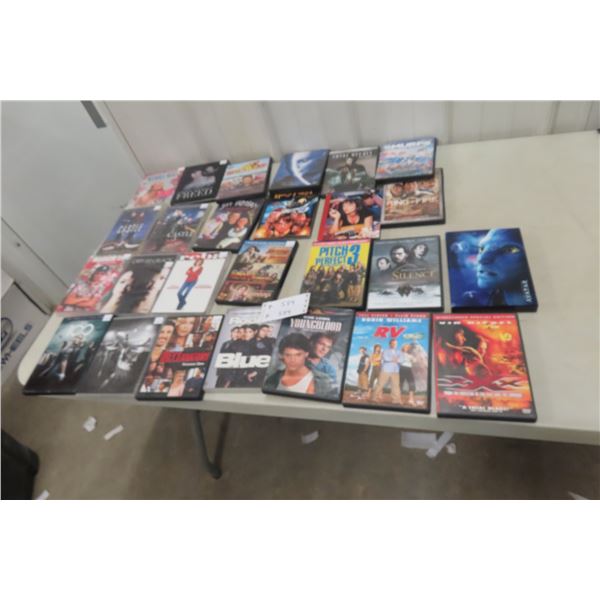 62 DVD Movies , Some Series. 
