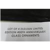 Image 6 : Lot of 4 Zildjian Limited Edition 400th Anniversary Glass 