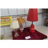 Image 1 : 3 Retro Table Top Lamps 